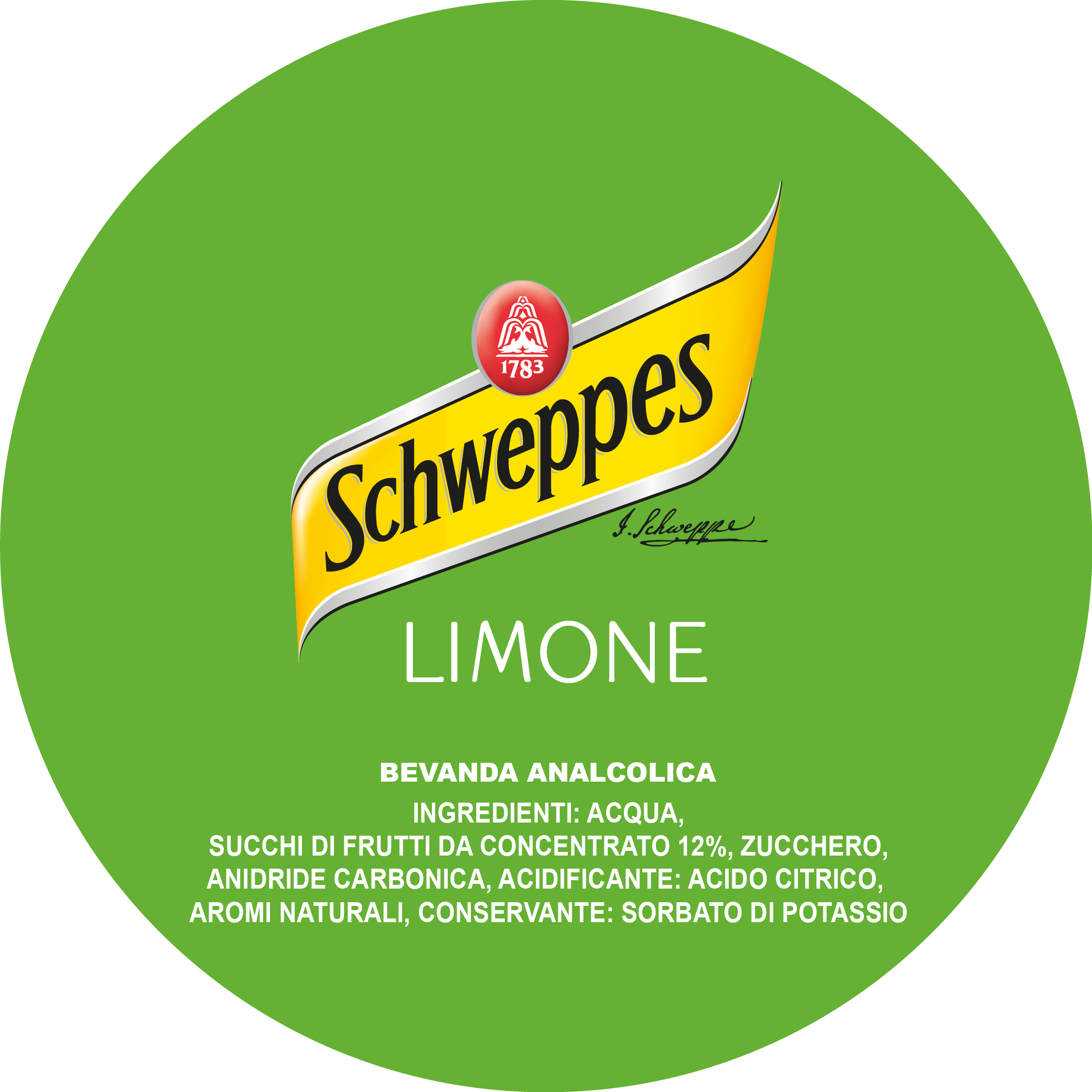 Fusto Postmix Schweppes LIMONE