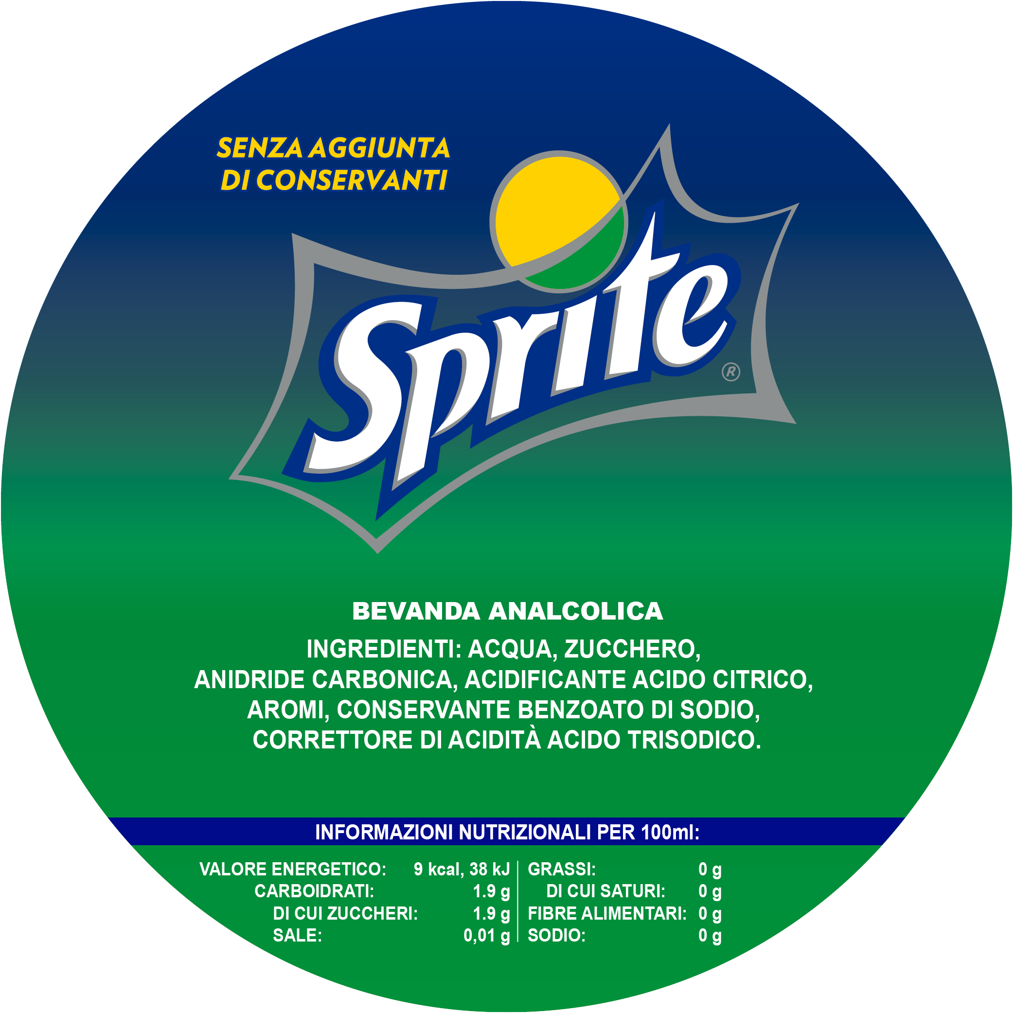 Fusto Postmix SPRITE