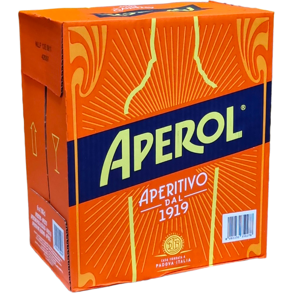 APEROL BARBIERI (CARTONE X 6 BT) 100 VAP